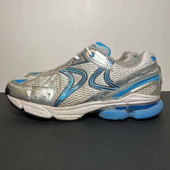 Womens AETREX RX Runner Silver Athletic Sneakers / Size 11 Wide - Picture 4 of 10